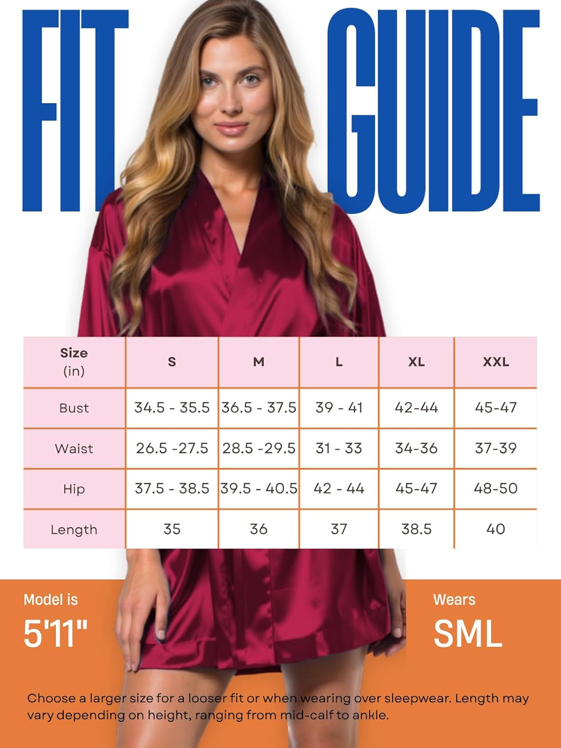 Women'S Bride Bridesmaids Silky Robe Satin Kimono Robes for Women Lingerie
